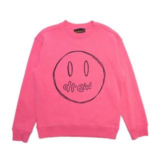 Drew House Sketch Mascot Crewneck - Hot Pink Large NWT